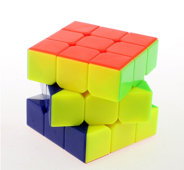 3x3x3 Puzzle Cube No Sticker Smooth Speed